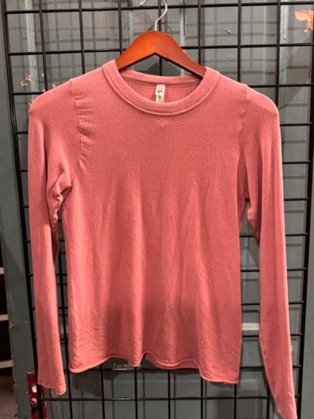 Womens Ribbed Long Sleeve Fitted Free People Tee